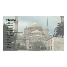 Blue Mosque, Istanbul, Turkey Business Card