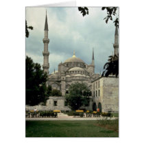 Blue Mosque, Istanbul, Turkey Greeting Card