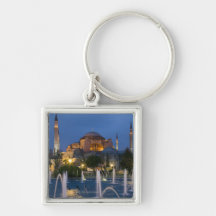 Blue mosque, Istanbul, Turkey Key Chain
