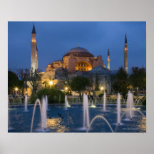 Blue mosque, Istanbul, Turkey Print