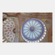 Blue Mosque Rectangle Sticker