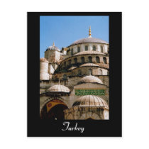 blue mosque turkey post cards