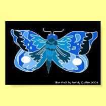 Blue Moth print