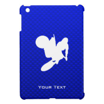 Blue Motocross Whip iPad Mini Case