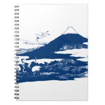 Blue Mount Fuji Note Book