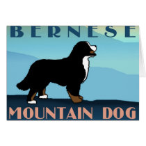 Blue Mountain Bernese Dog Card