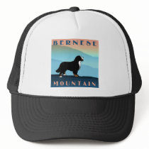 Blue Mountain Bernese Dog Trucker Hats