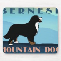 Blue Mountain Bernese Dog Mouse Mats