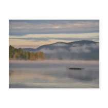 Blue Mountain Lake Sunrise Postcard