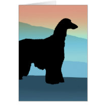 Blue Mountains Afghan Hound cards by dogsandhorses Blue Mountains Afghan Hound cards