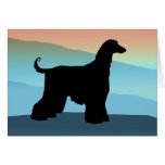 Blue Mountains Afghan Hound Card