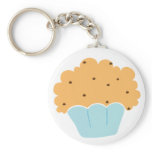 Blue Muffin pattern Key Chains