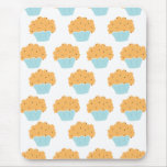 Blue Muffin pattern Mousepads