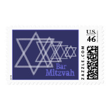 Blue Multi-Star Stamp