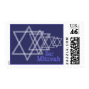 Blue Multi-Star Stamp by lorenkaplan Blue Multi-Star Stamp