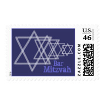 Blue Multi-Star Stamp