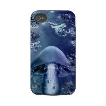 blue mushroom tough iphone 4 cover
