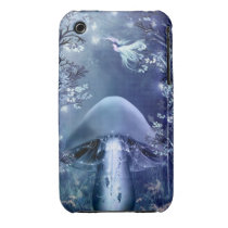 blue mushroom iphone 3 covers