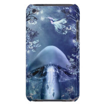 blue mushroom ipod touch case
