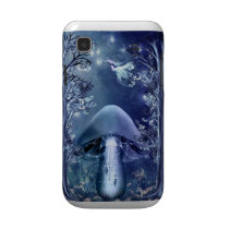 blue mushroom samsung galaxy s cases
