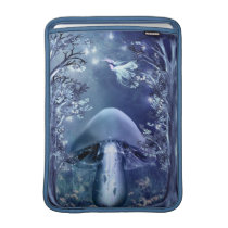 blue mushroom sleeve for macbook air