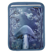 blue mushroom ipad sleeve