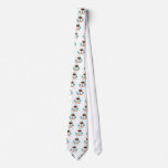 Blue Mushrooms Tie