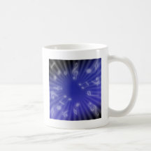Blue Music Coffee Mug