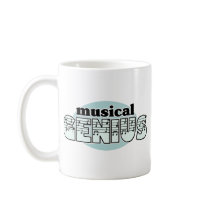 Blue Musical Genius mugs by ObsessionDesign Blue Musical Genius mugs