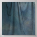 Blue Muslin Photo Backdrop Print