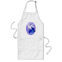 Blue 'n' White Siamese Fighting Fish Aprons
