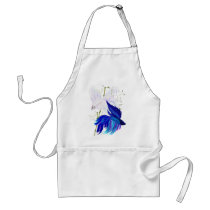 Blue 'n' White Siamese Fighting Fish Aprons