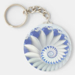 Blue Nautilus Keychains