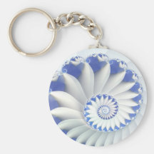 Blue Nautilus Keychains