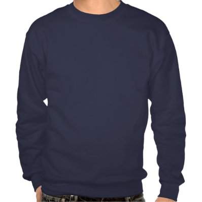 Blue Nerd Cat Pull Over Sweatshirts