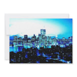 Blue New York City Invitation