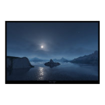 blue night posters