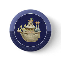 Blue Noah's Ark buttons