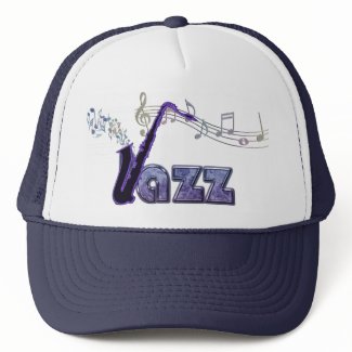 Blue Note Jazz Sax Music Hat