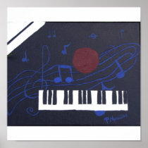Blue Notes Print