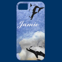 blue OCEAN DOLPHIN  iphone covers casemate cases