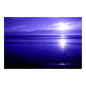 Blue Ocean Sunset posters