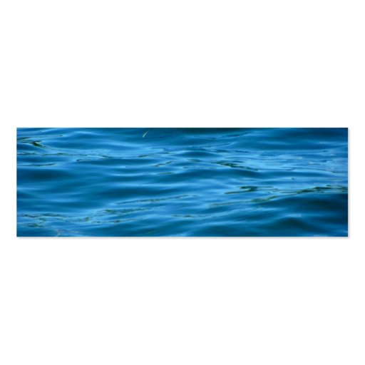Blue Ocean Water Business Card (front side)