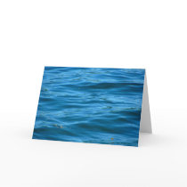 Blue Ocean Water Card