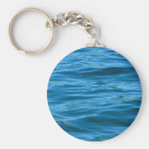 Blue Ocean Water Keychains