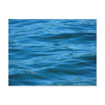 Blue Ocean Water Postcard