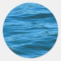 Blue Ocean Water Stickers