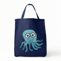 Blue Octopus Bag