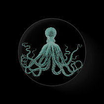 Blue Octopus Button buttons
