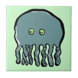 blue octopus tile